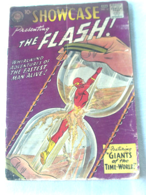 Showcase #14 DC Comic 1958 Fair 4th Silver Age Flash, Origin Mr. Alchemy