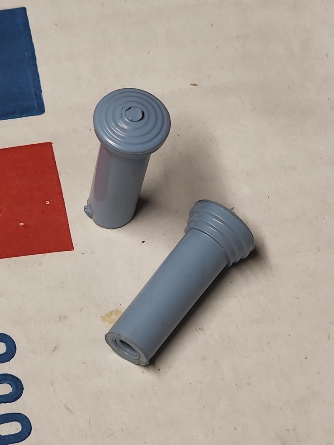 1950'S 1960'S Chevrolet Buick Light Blue Door Lock Knobs Vintage Original OEM