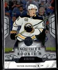 2019-20 Upper Deck Ice Exquisite Collection Platinum Rookies Victor Olofsson