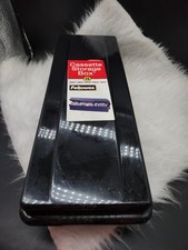 Fellowes Audio Cassette Storage Box Holds 15 Tapes Black