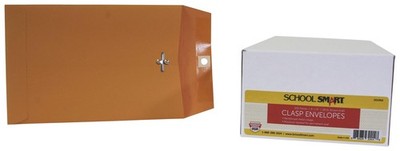 - 85038 Kraft Envelope with Clasp, 6 x 9 Inches, Pack of 100