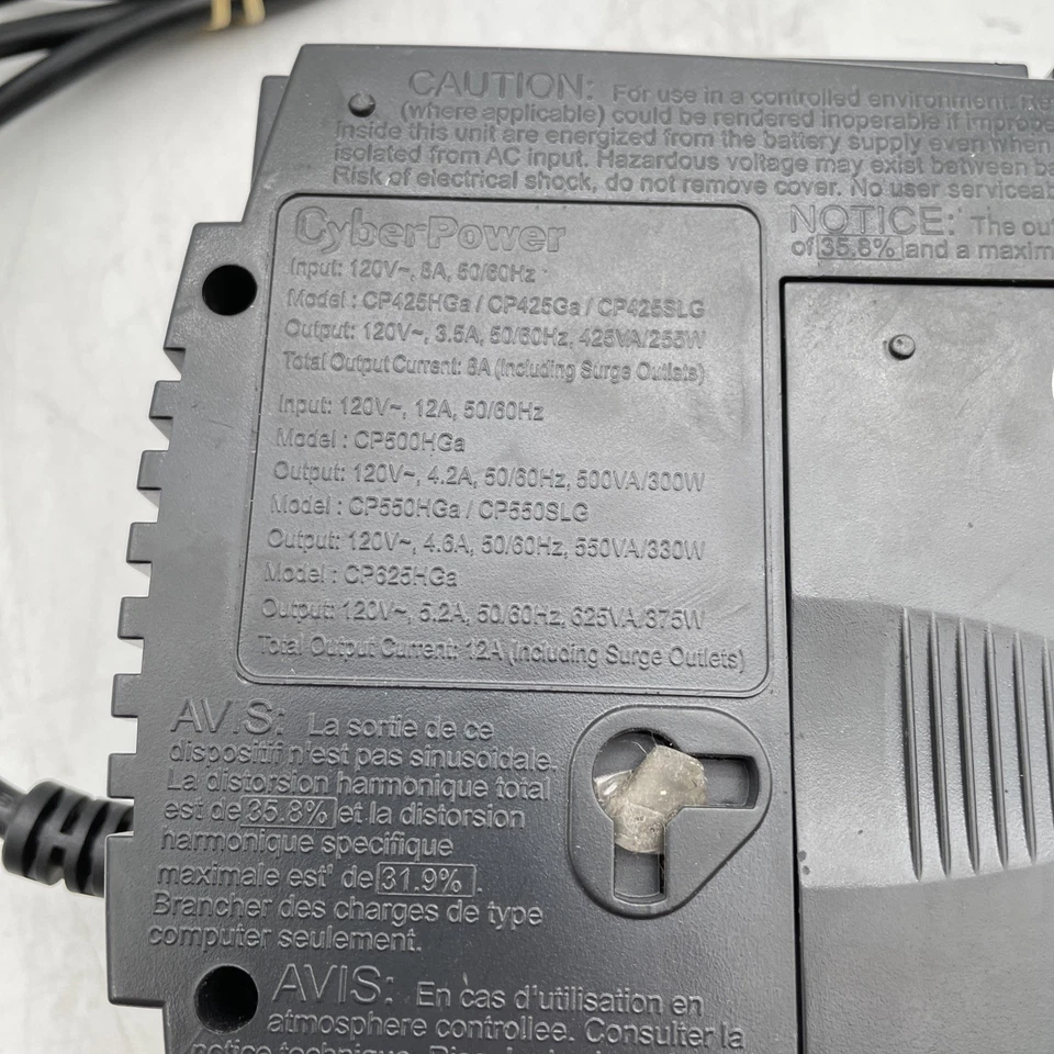 CyberPower CP550SLG/CP550HGa Standby UPS w/o Battery - Image 3 of 3