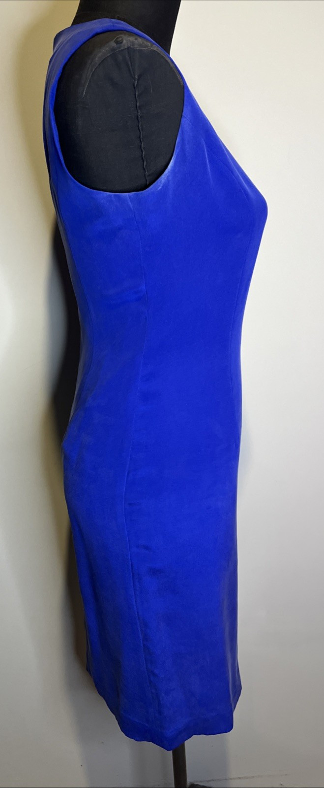 Patrick Colllection Silk Shell Royal Blue Dress A… - image 8