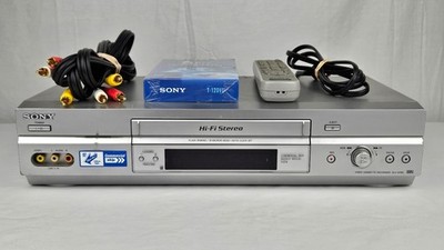 Sony SLV-N750 VCR VHS HI-FI Video Cassette Recorder Player w/ Remote TESTED