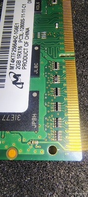 Micron 2GB DDR3 PC3L-12800S 204-Pin SO-DIMM Non-ECC Protogen Nibble