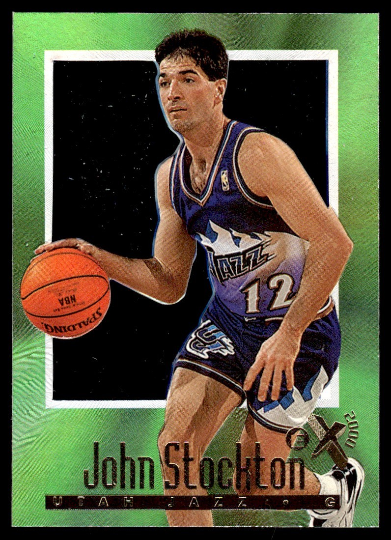 1996-97 Skybox E-X2000 John Stockton Utah Jazz #75