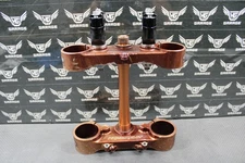 2007 KAWASAKI 06-12 KX250F PRO CIRCUIT TRIPLE CLAMPS UPPER LOWER TRIPLE TREE 22