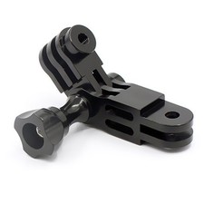 Black Aluminium 3 Way Adjustable Long And Short Arm Accessories For Gopro