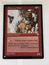 Dwarven Miner The List Reprints