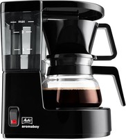 Melitta Aromaboy Filterkaffeemaschine Schwarz 2 Tassen Glaskanne Kompakt