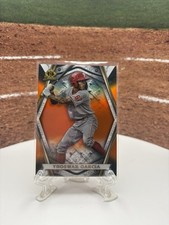 2022 Bowman Chrome Invicta Orange Refractor #BI18 Yhoswar Garcia 19/25 ROOKIE