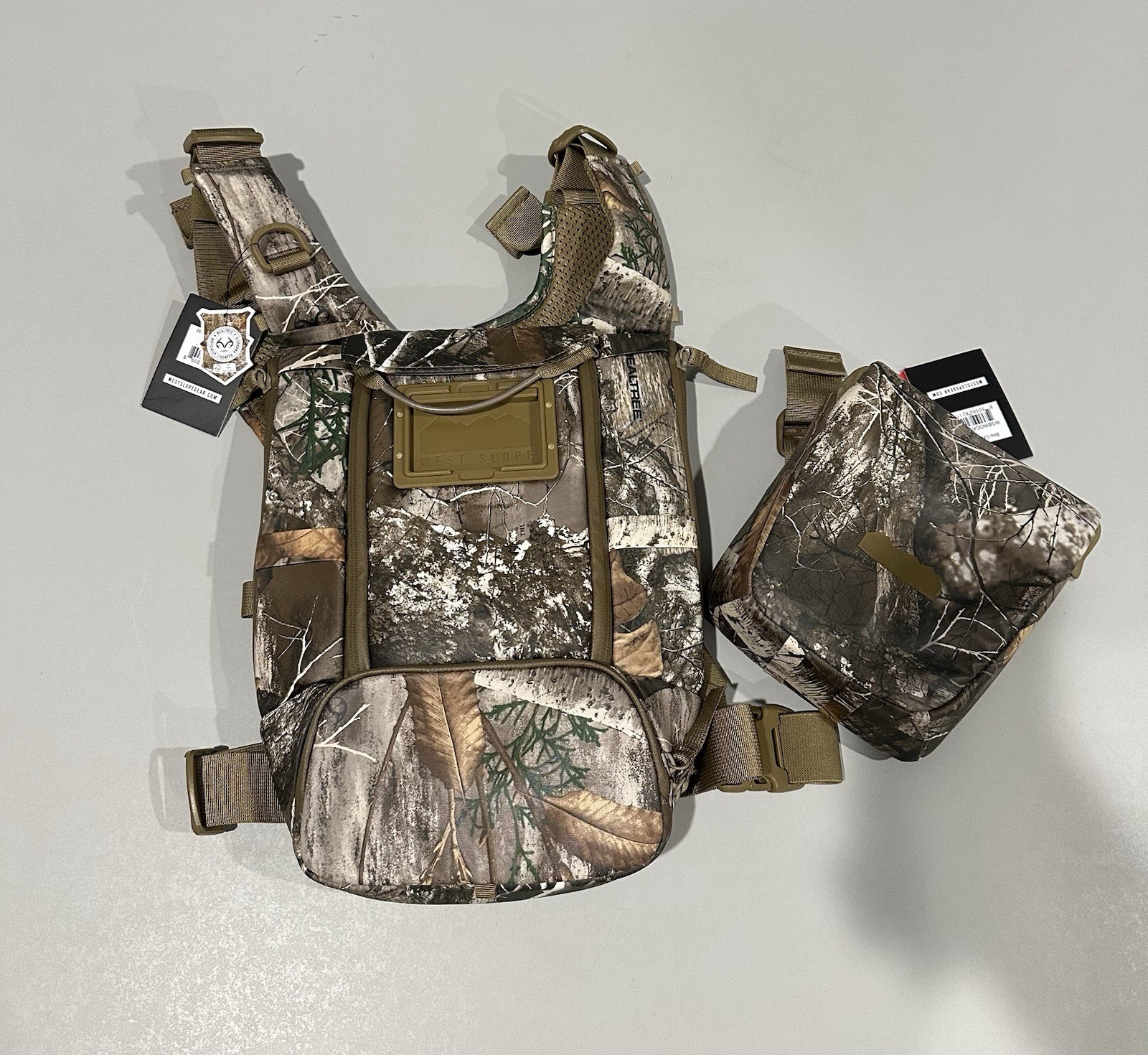 West Slope Gear Pro-180X Chest Pack & Bino Kit Camo NWT Outdoors BUNDLE