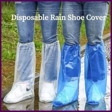 Disposable Rain Shoe Cover Waterproof and Non-slip Plastic Outdoor Thickened