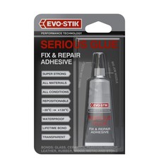 EVO-STIK Serious Glue 33g - High Strength - Waterproof - 33g, Translucent 