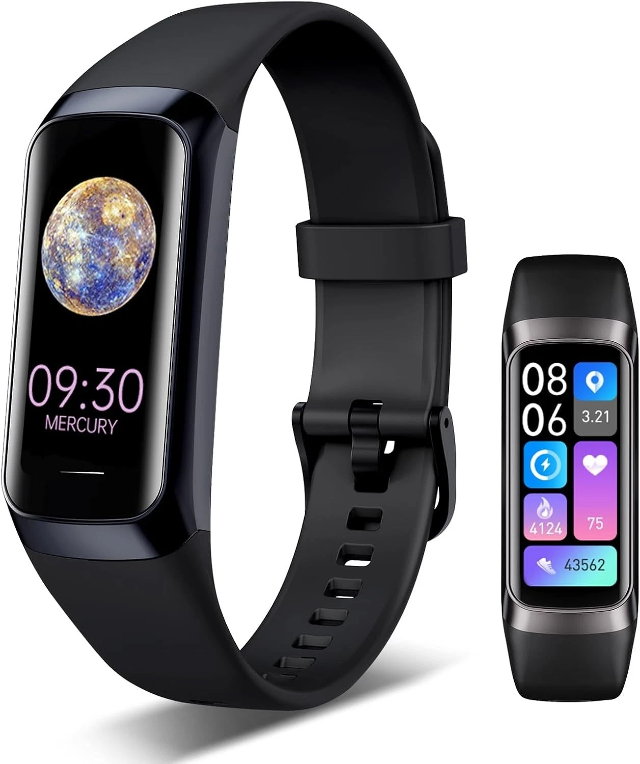 Fitness Activity Tracker Watch as Fitbit Heart Rate Monitor Pedometer for Women
Opens in a new windo