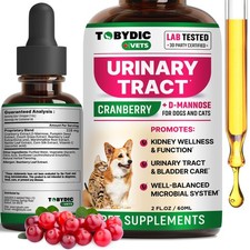 Cat Dog UTI Treatment Urinary Tract Infection Remedy with Cranberry D-M...