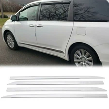 Body Side Door Molding Chrome Trim Cover for Toyota SIENNA 2011-2018 2019 2020