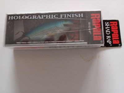ORIGINAL Rapala  Shad Rap HOLOGRAPHIC FINISH  HSR-7 HBSH  Made In Finland  RAR