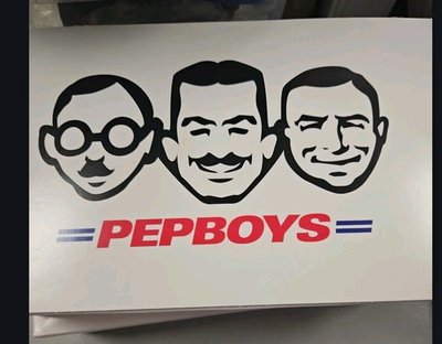 #ad Automotive Pep Boy Bobblehead 2 setof 3 Hand Painted Ltd Edit NIB Collectibles $60.00