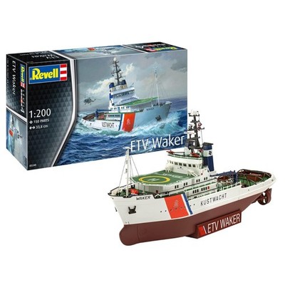Revell 05240 ETV Waker Modellbausatz Küstenwache Schiff Maßstab 1:200 Bausatz