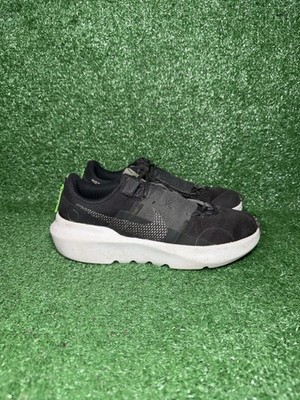 Nike Women Size 7.5 Crater Impact Black Running Shoes Comfort Walking Sneakers