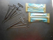 EKLIND TOOL ~ 2 Hex Key/Allen Wrench Sets/Lot T-Handle ~ METRIC & SAE ~ Long Arm