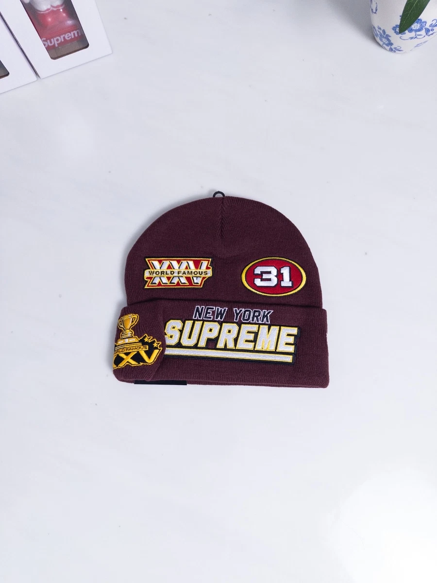 Supreme Beanie Purple Hats for Men for sale | eBay