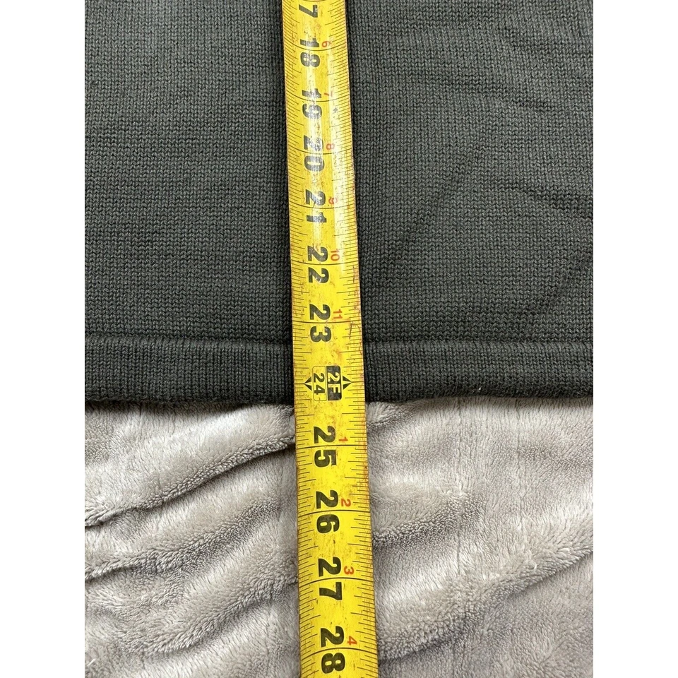 U.S POLO ASSN Green MEDIUM 1/4 Zip Pullover Mens Sweater - Image 4 of 4