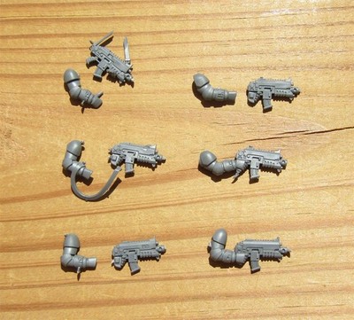 40K Space Wolves Grey Hunters Bolt Carbine Arms Bits 5 Bitz