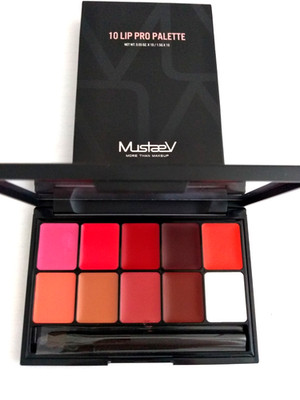 Mustaev  More Than Makeup 10 Lip Pro Palette Korea New Brand