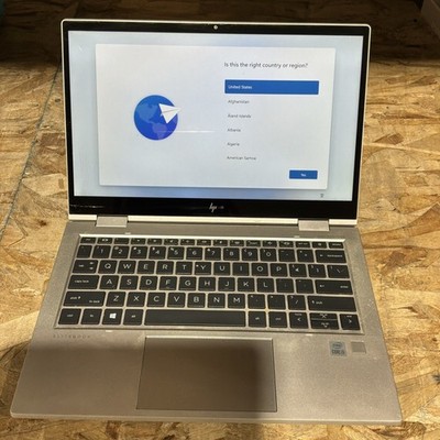 HP ELITEBOOK X360 830 G7 8 GB RAM 256 GB SSD CORE I5-10210U Broken Screen C500