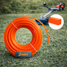 2mm x 15M Petrol Electric Strimmer Line Wire Cord Flymo Bosch 0.23 per metre