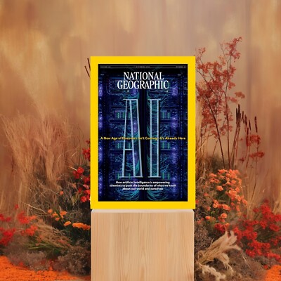 NEW! National Geographic Magazine November 2024 Artificial Intelligence