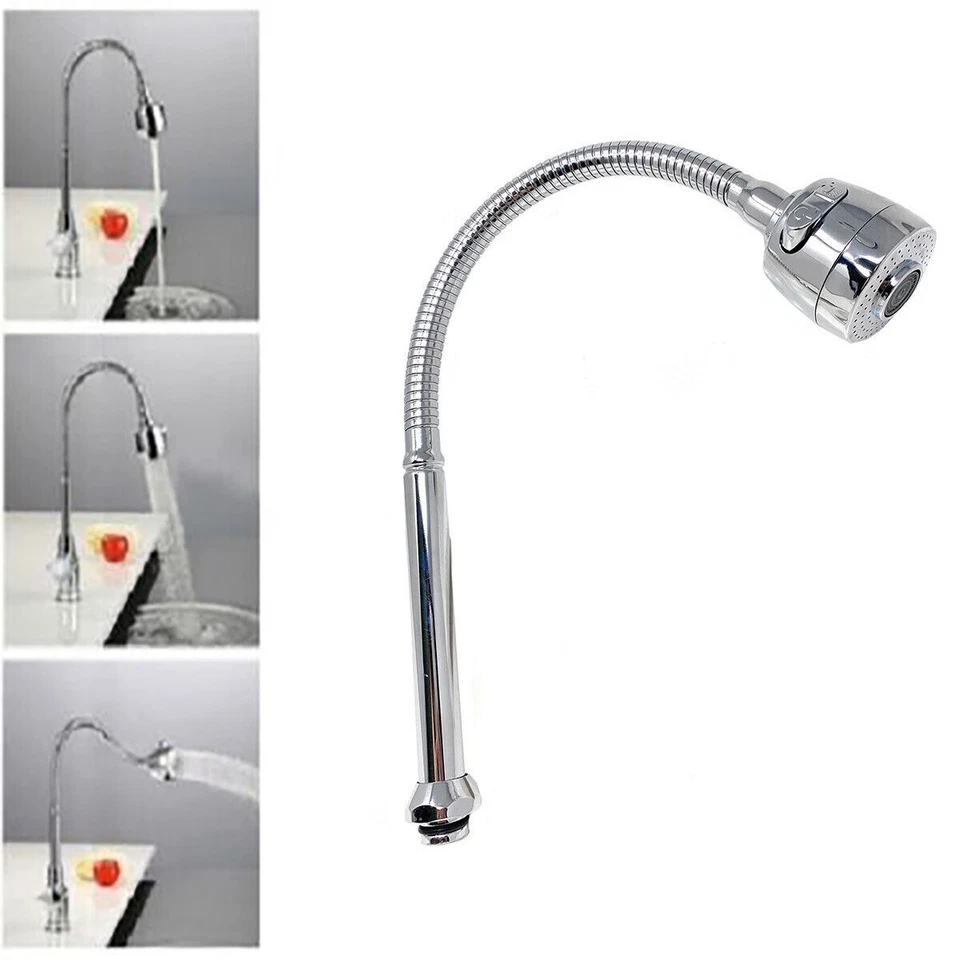 CANNA RICAMBIO MISCELATORE ROMPIGETTO RUBINETTO CUCINA DOCCETTA FLESSIBILE 50CM - Immagine 2 di 3