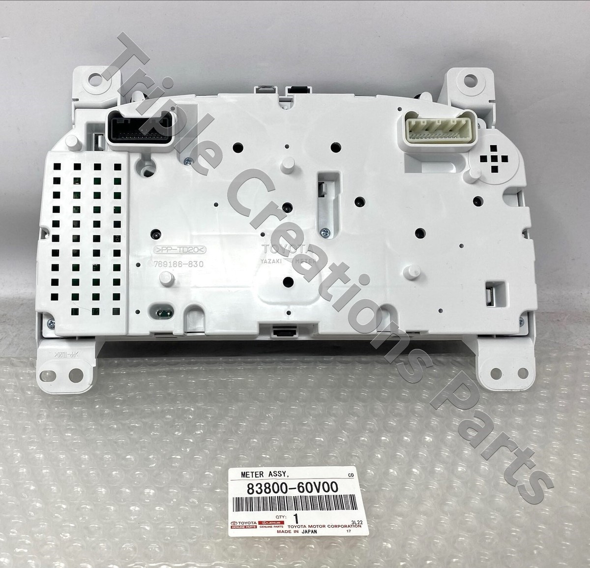 TOYOTA GENUINE 8380060V00 METER ASSY, COMBINATION 83800