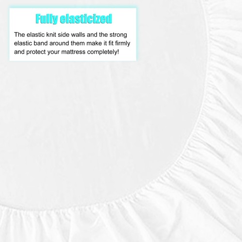 Mattress Protector Waterproof Bed Sheet Breathable Cover "54×75" Anti-Dust Mite - Picture 8 of 26