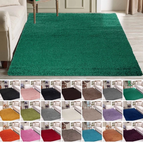 Shaggy Rugs Large - Small Rugs Hallway Runners Rug Living Room Soft Pile Carpets