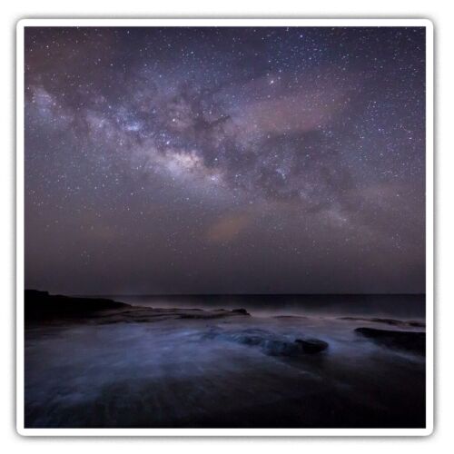 2 x Square Stickers 7.5 cm - Oahu Hawaii Milky Way Space Cool Gift #21950 - Photo 1 sur 9