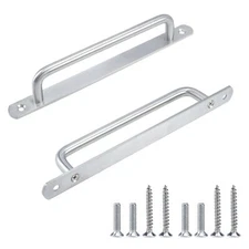 2 PCS Pull Push Door HandleMetal Commercial Door Handle Door PullsStainless S...