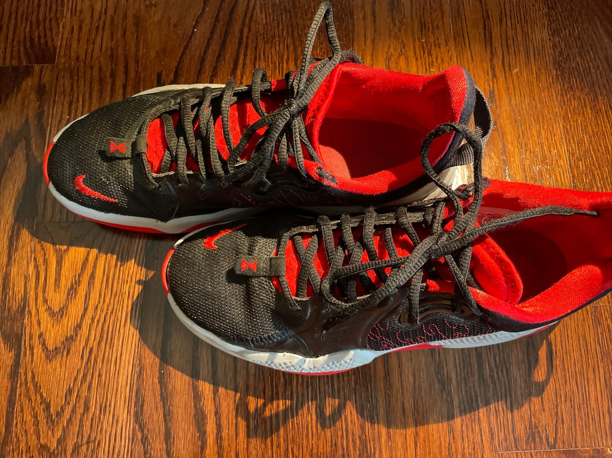 シューズ(男性用) PG5 Nike PG 5 Bred Black Red White Paul George CW3143-002 Men's