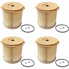 4XFor Racor 900 Series 2040PM-OR Fuel Filter Elements,30 Micron,w/Seal 2040PM-OR
