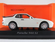 Porsche 944 S2 1989 White 1:43 MINICHAMPS Maxichamps Diecast LHD