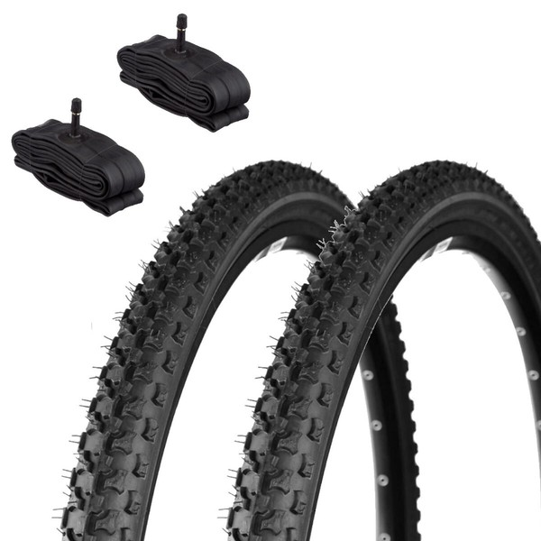 2 Kenda Reifen 26 X 1.95 (50-559) + Amerikanische Mtb FahrradschläUche-image