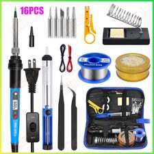 80W Electric Soldering Iron Welding Gun Tool Kit Solder Wire Desoldering Pump