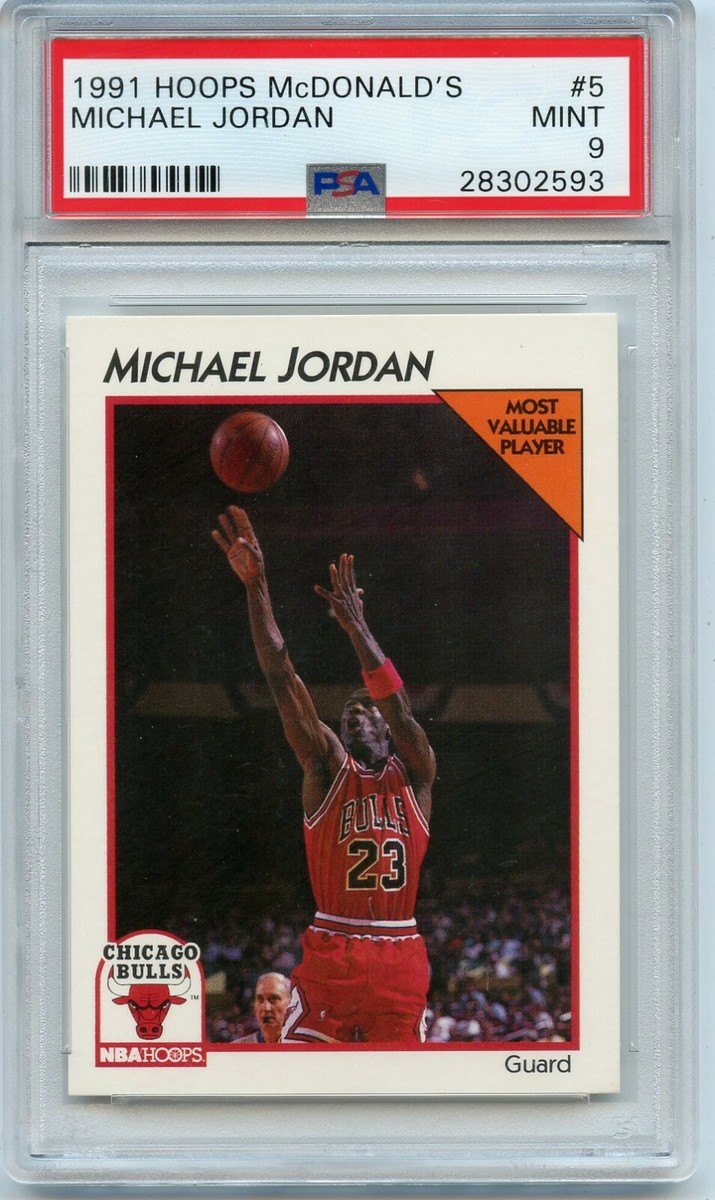 1991-92 Hoops McDonald's #5 MICHAEL JORDAN - PSA 9 | eBay