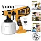 High-Efficiency Paint Sprayer - Large 1400ml Tank & Easy Cleaning Kit Included