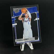 Tyrell Terry #57 Rated Rookie 2020-21 Clearly Donruss RC FRESH PULL MAVS - 86