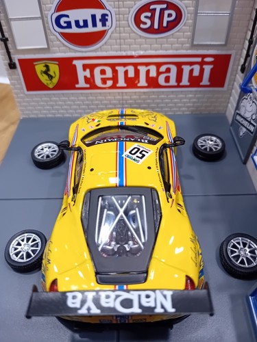 1/43 Scale 1/2/4 PCS Aurora Garage Diorama Scene Models with Ferrari - Picture 5 of 23