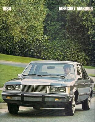 Mercury Marquis 1984 USA Markt Verkaufsprospekt Limousine Brougham Station Wagon