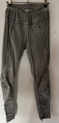 Tredy Hose Schlupfhose Bengalin Grau Beinmotiv Gr. 36 Stretch